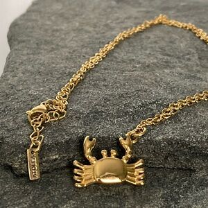 Gold Plated Crab Necklace